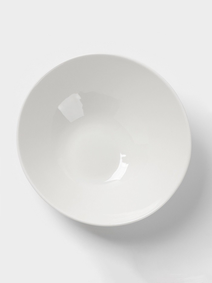 Салатник Доляна White Label, 600 мл, фарфор, белый