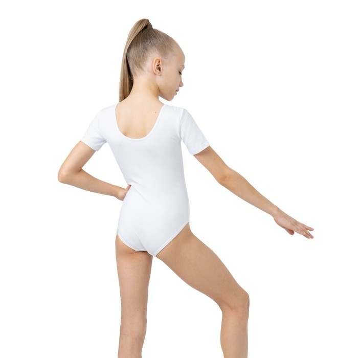 Купальник для гимнастики и танцев Grace Dance, р. 42, белый