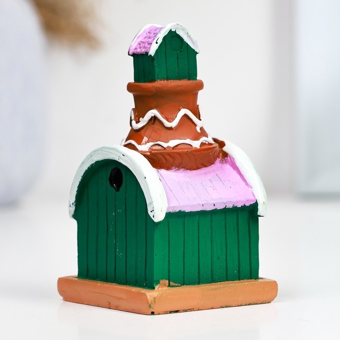 Фигурка полистоун «Домик ратуша», 4.5×4.5×8.5 см