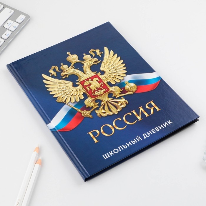 Дневник школьный 1-11 класс универсальный «Россия», твердая обложка 7БЦ, глянцевая ламинация, 40 листов