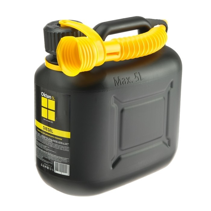 Канистра ГСМ Oktan DIESEL, 25 л, пластиковая, черная