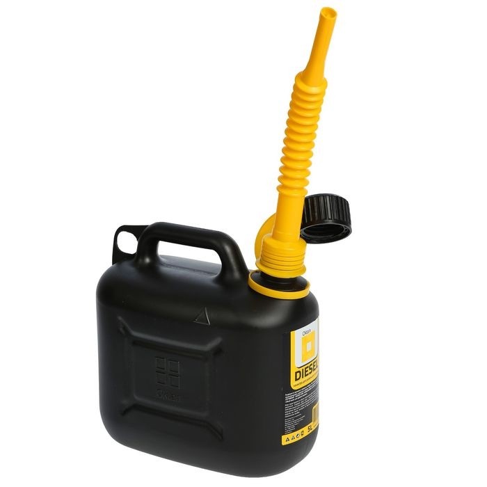 Канистра ГСМ Oktan DIESEL, 25 л, пластиковая, черная