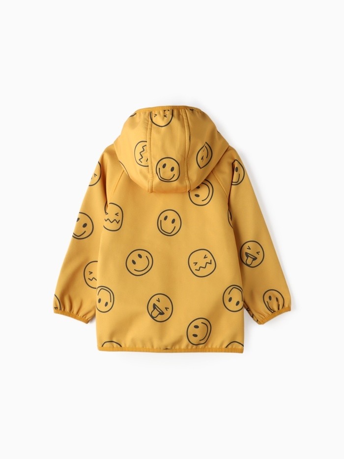 Ветровка на флисе детская KAFTAN «Смайл», жёлтая