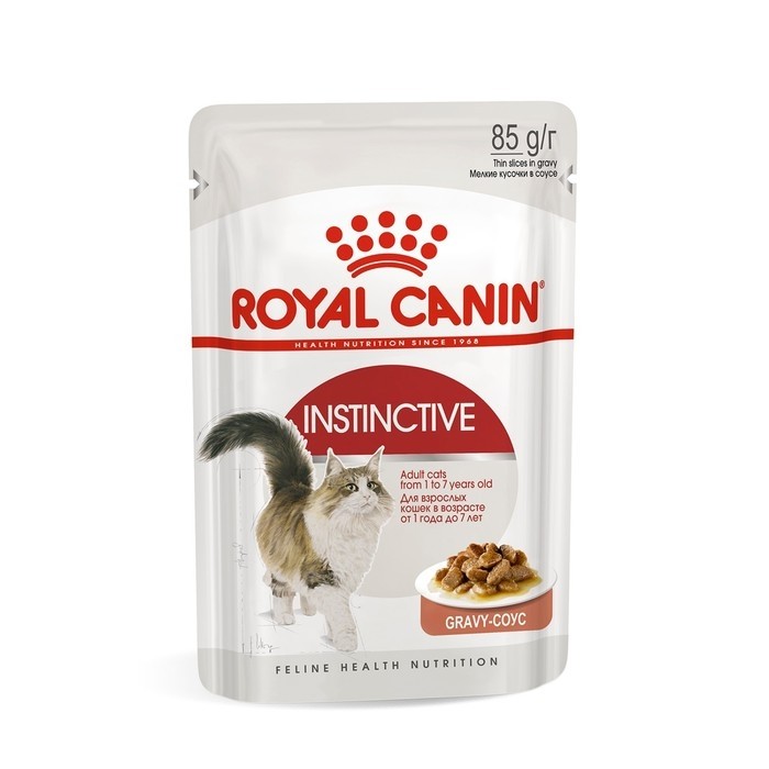 Влажный корм RC Instinctive для кошек, в соусе, пауч, 85 г (Цена за 28 шт.)