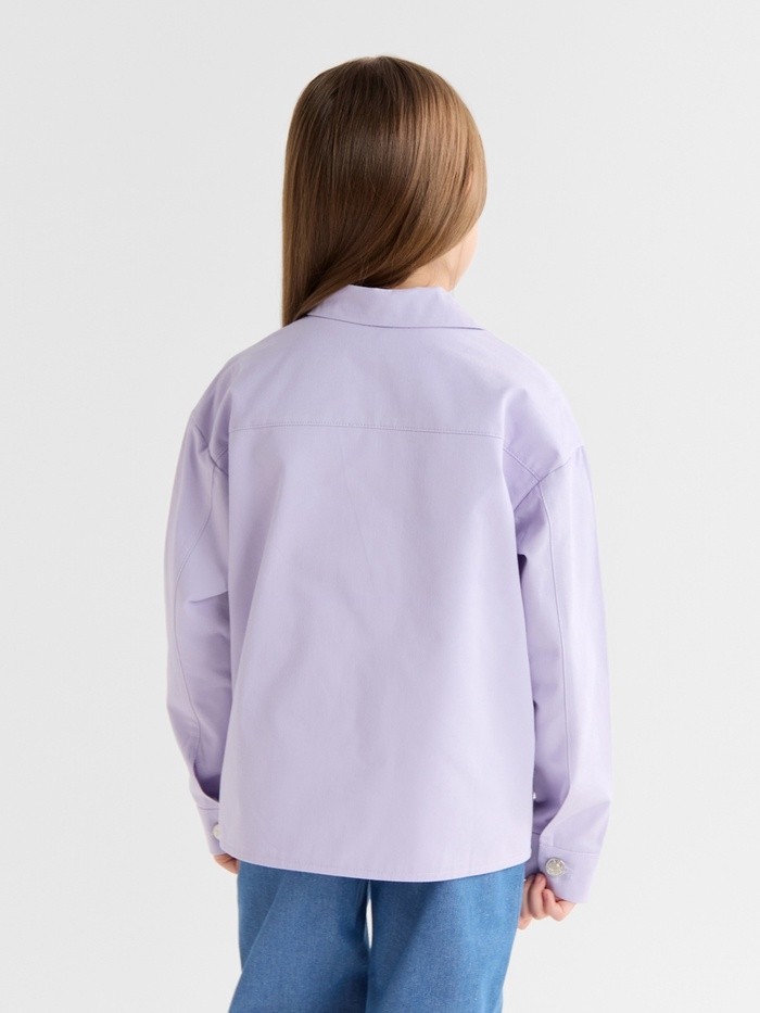 Рубашка детская MINAKU: Jeans collection, цвет лавандовый