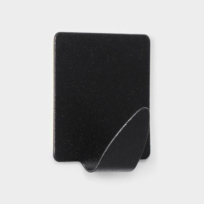 Крючки самоклеящиеся SAVANNA Black Loft, 6 шт., металл, 3.5×3.8×1.8 см, чёрные