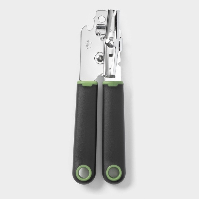 Нож консервный Доляна Lime, 20×5 см, чёрный