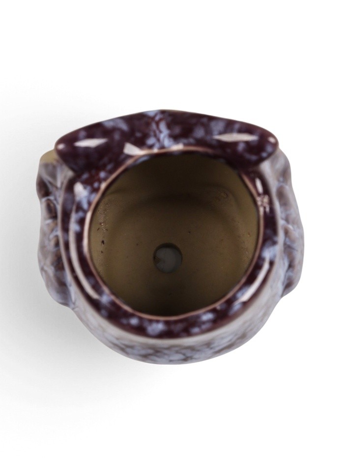 Горшок "Совушка" МИКС, 7х9см, 0,15л, d-4,5 см