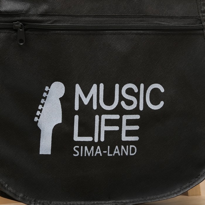 Чехол для гитары Music Life, черный, 96×36 см