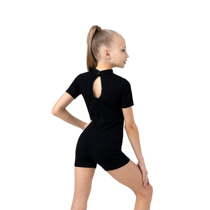 Купальник для гимнастики и танцев Grace Dance, р. 44, цвет чёрный