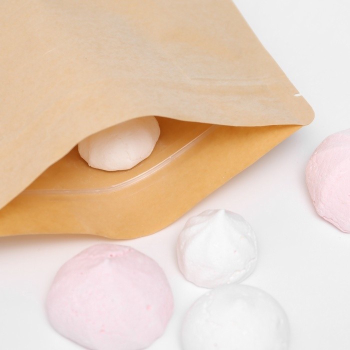 Пакет Zip - lock Крафт с плоским дном, прямоугольное окно, 16×26 см набор 25 шт.