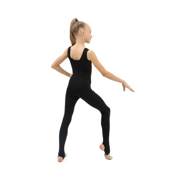 Комбинезон для гимнастики и танцев Grace Dance, р. 40, цвет чёрный
