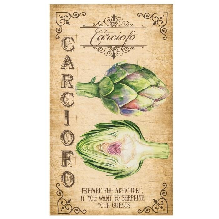 Полотенце "Этель" Carciofo 40х73 см, 100% хлопок, саржа 190 гр/м2 (Цена за 2 шт.)