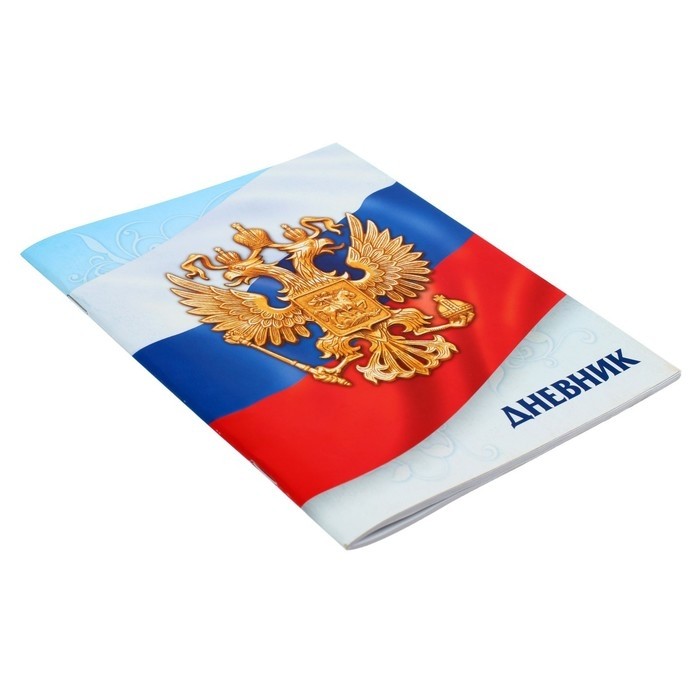 Дневник школьный для 1-11 классов, «Госсимволика России-3», мягкая обложка, 40 листов (Цена за 5 шт.)