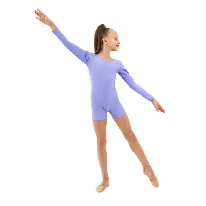 Купальник для гимнастики и танцев Grace Dance, р. 40, цвет сирень