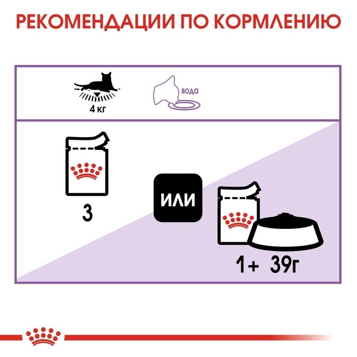 Влажный корм RC Sterilised для стерилизованных кошек, в желе, пауч, 85 г (Цена за 28 шт.)