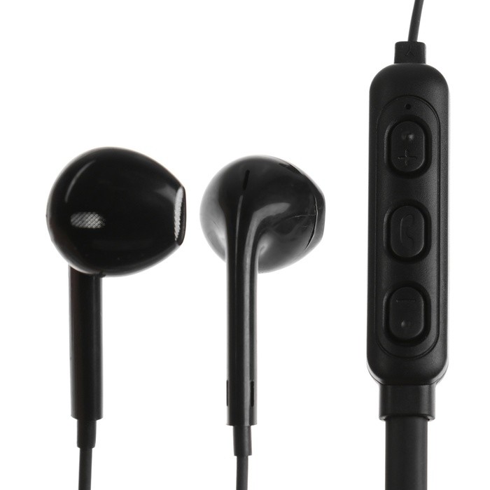 Наушники спортивные беспроводные, M6, вкладыши, Bluetooth 4.2, с микрофоном, 200 мАч, чёрные