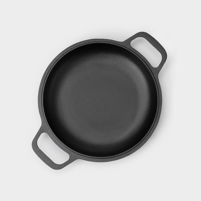 Сковорода - крышка Wild Kitchen, порционная, d=22 см, лопатка и губка в комплекте, чугун