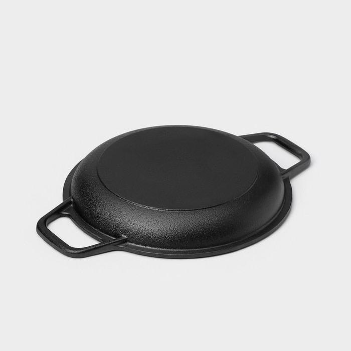 Сковорода - крышка Wild Kitchen, порционная, d=22 см, лопатка и губка в комплекте, чугун