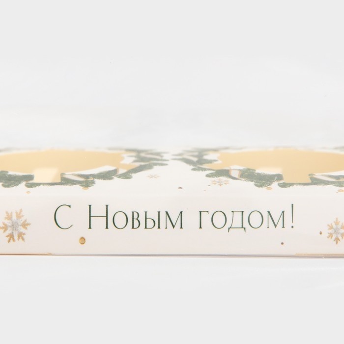 Коробка для капкейка «Веночки», 8 х 16 х 11.5 см (Цена за 5 шт.)