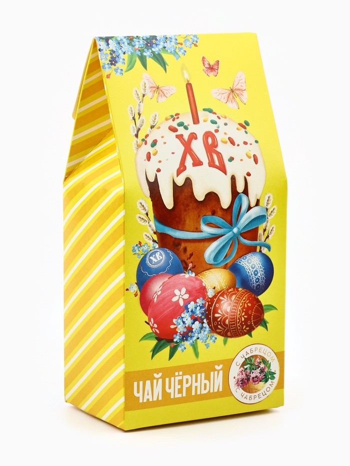 Чай чёрный на пасху «Кулич», с чабрецом, 50 г