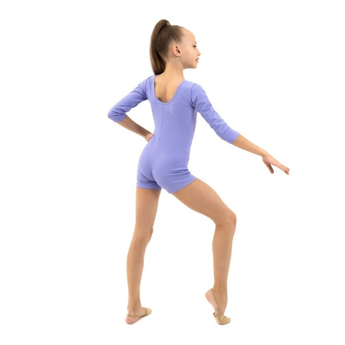Купальник для гимнастики и танцев Grace Dance, р. 38, цвет сирень