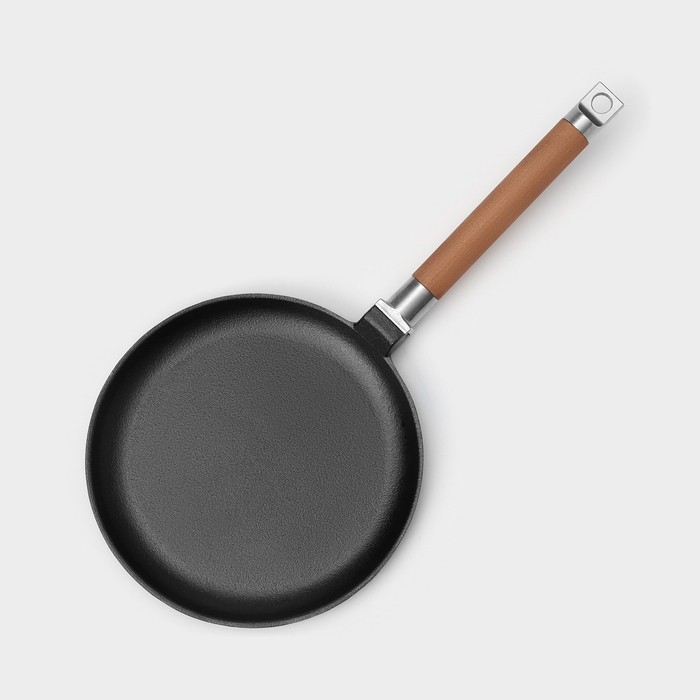 Сковорода блинная Wild Kitchen, d=22 см, лопатка и губка в комплекте, чугун