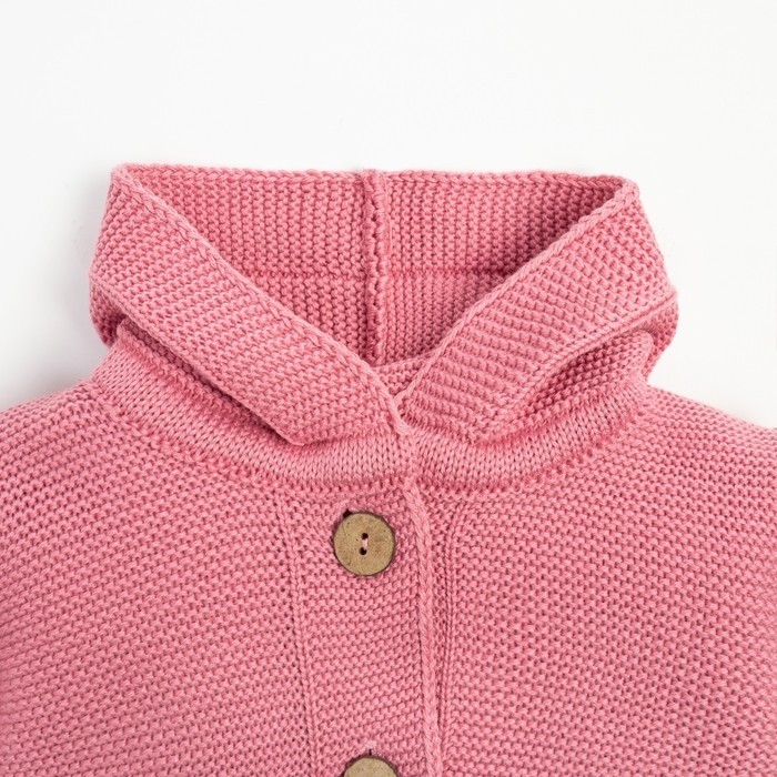 Джемпер вязаный Крошка Я Trendy, рост 98-104 см, розовый