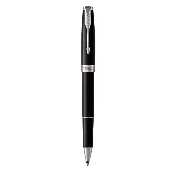 Набор Parker SONNET BLACK CT, ручка шариковая, 1.0 черная, ручка - роллер, 1.0 черная, в подарочной упаковке