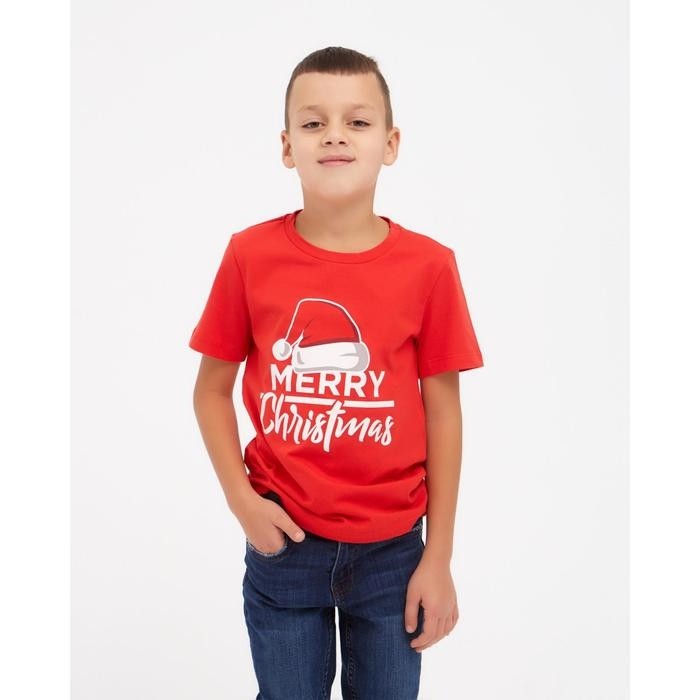 Футболка детская KAFTAN "Merry Christmas" размер 30 (98-104)