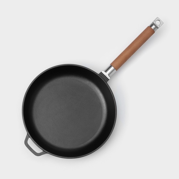 Сковорода Wild Kitchen, d=24 см, лопатка и губка в комплекте, чугун