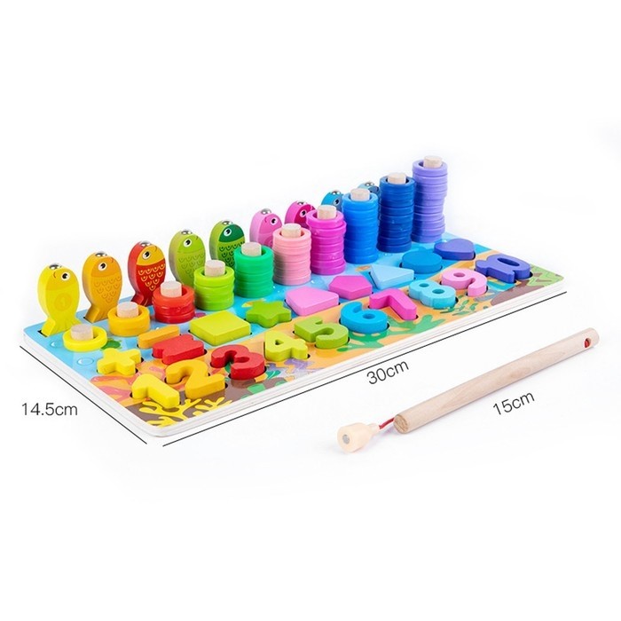 Развивающая игра 4 в 1 «Счёт», 30×14.5×10 см