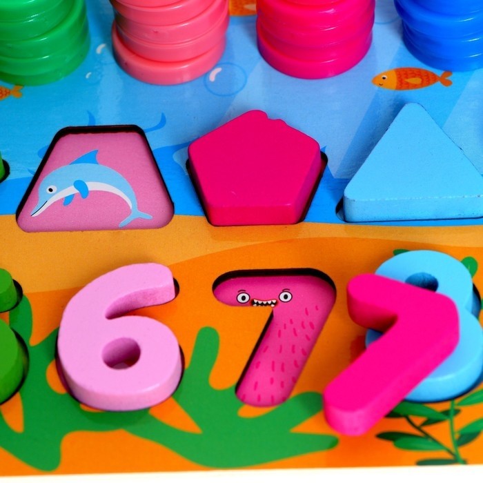 Развивающая игра 4 в 1 «Счёт», 30×14.5×10 см