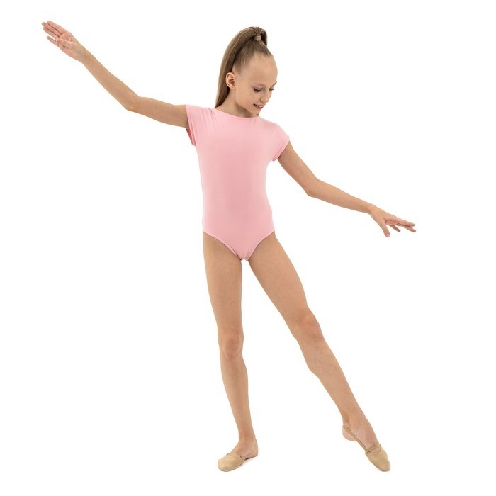 Купальник для гимнастики и танцев Grace Dance, р. 30, цвет розовый