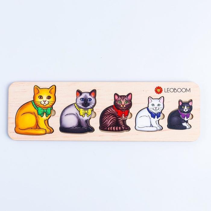 Рамка - вкладыши «Котята», 5 деталей