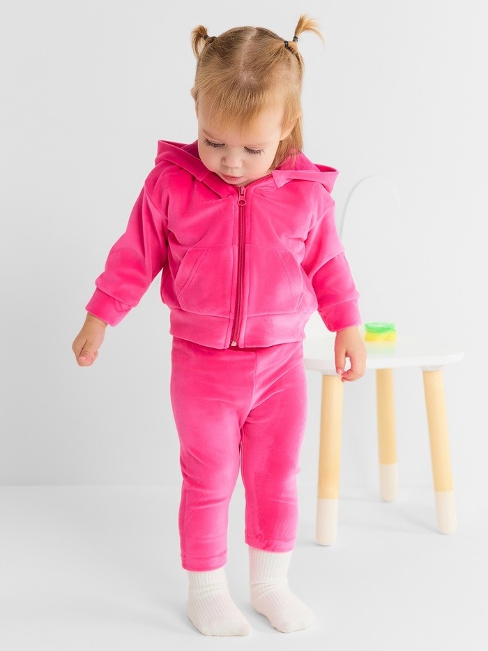 Толстовка Крошка Я Plushy, р. 74-80, фуксия