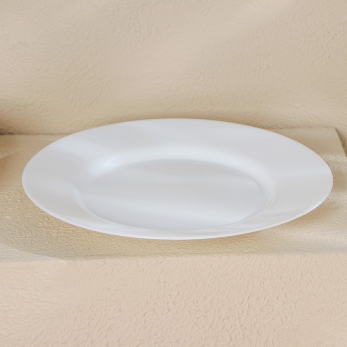 Тарелки Luminarc EVERYDAY, d=24 см, обеденные, стеклокерамика, набор 6 шт, белые