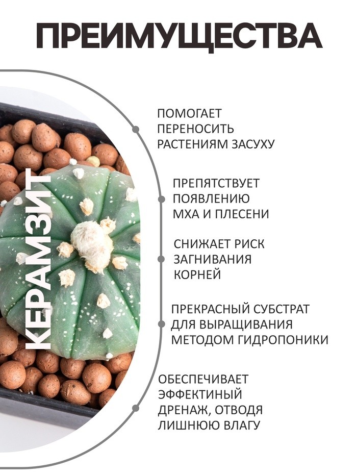 Дренаж Керамзит "Рецепты Дедушки Никиты" фр 10-20, 3л