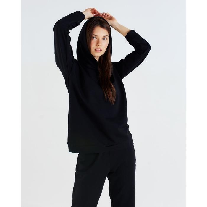 Костюм женский (худи, брюки) MINAKU: Casual Collection цвет чёрный