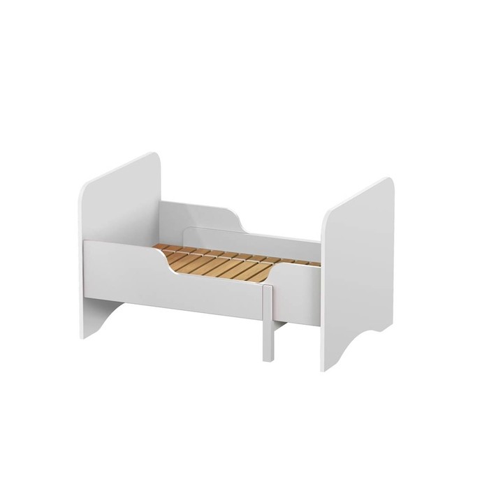 Кровать детская раздвижная Polini kids Fun 3200, 130×80 см, 165×80 см, 200×80 см, белый