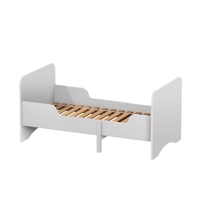 Кровать детская раздвижная Polini kids Fun 3200, 130×80 см, 165×80 см, 200×80 см, белый