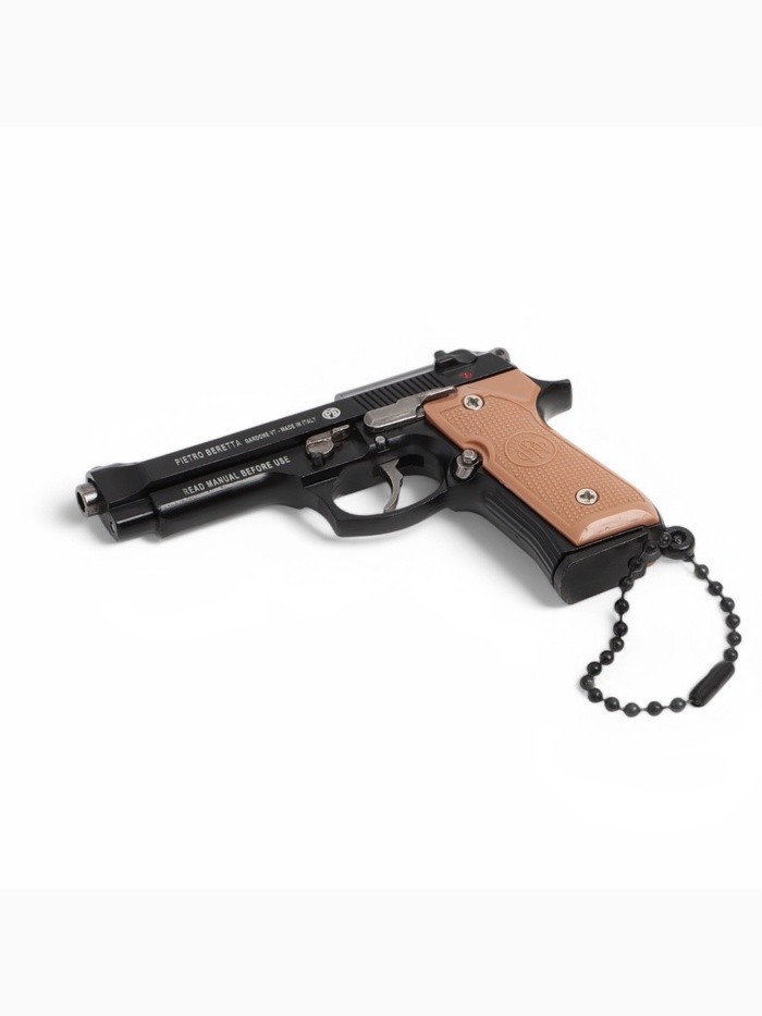 Макет оружия «Сувенирный пистолет Beretta 92», брелок для ключей, 8 см