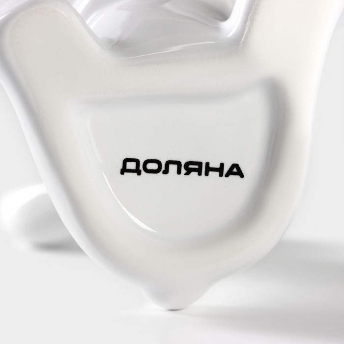Подставка под зубочистки Доляна «Зайка», 5.5×5×9 см, белая